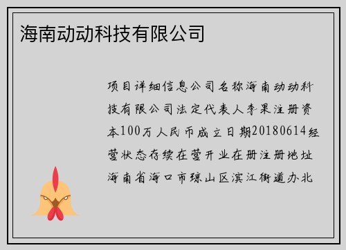 海南动动科技有限公司